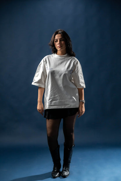 Culture Drip - Oversized Lavender/White