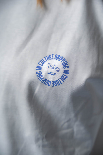 Culture Drip - Oversized Lavender/White